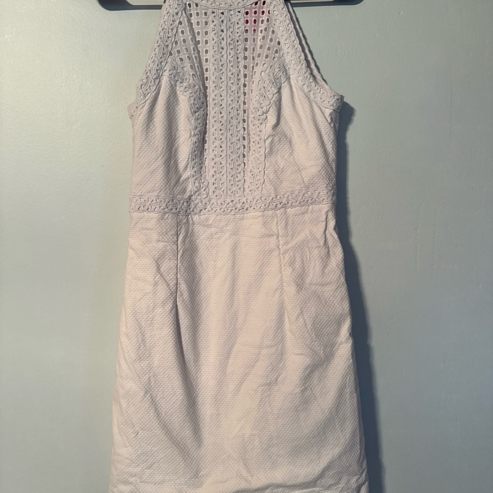 Lilly Pulitzer CHARLIZE Stretch Resort White Shift Dress NWOT Size 00